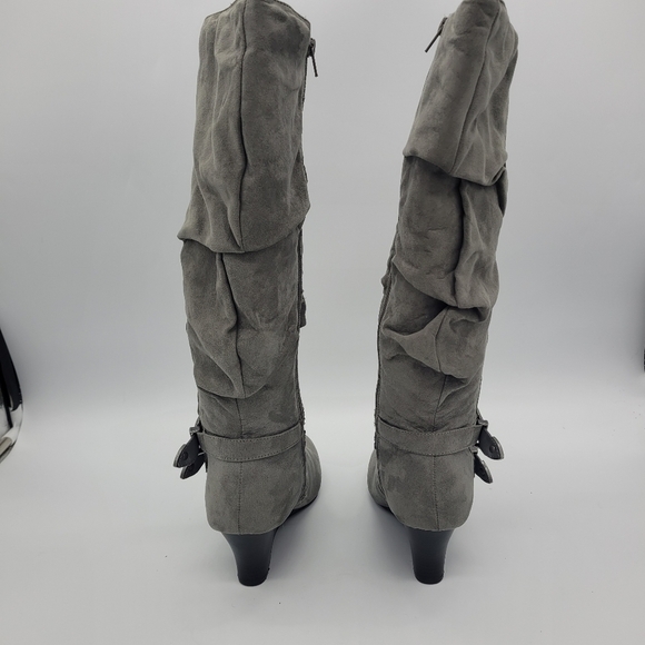 So Authentic American Heritage Women’s 7 M Boots LIMOUSINE Grey - Picture 2 of 15